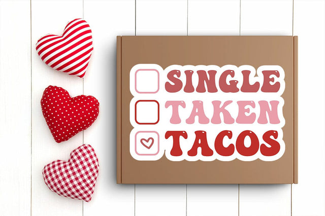 Single taken tacos Png Sticker Design SVG Designangry 