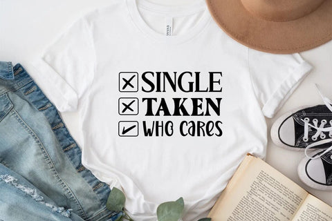 Single taken who cares SVG Angelina750 