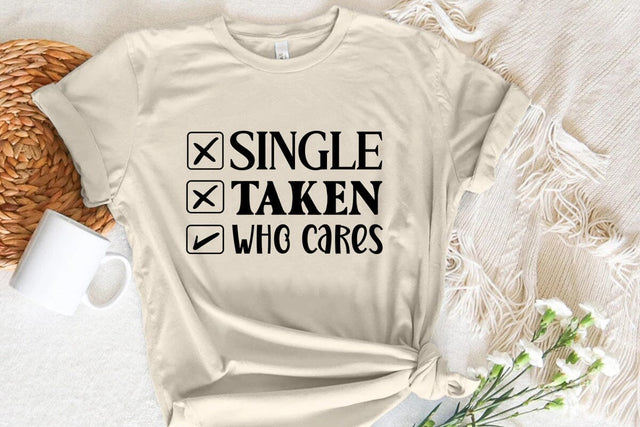 Single taken who cares SVG Angelina750 