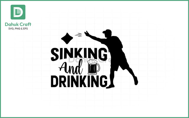 Sinking & Drinking SVG – Game Night Sinking & Drinking SVG PNG & EPS V4 SVG dahukdesign 