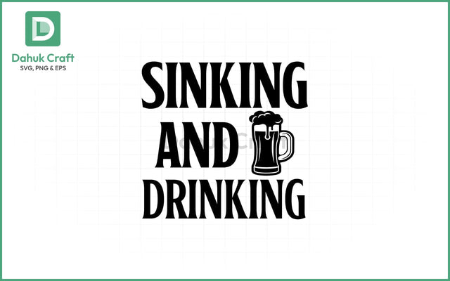 Sinking & Drinking SVG – Game Night Sinking & Drinking SVG PNG & EPS V5 SVG dahukdesign 