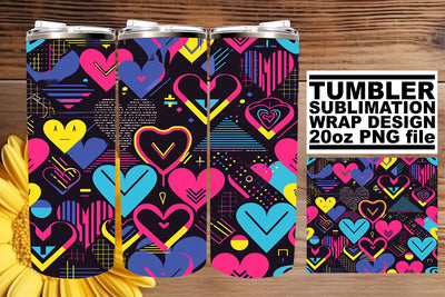 Sip with Love: 20oz Tumbler Joyfulness Sublimation afrosvg 