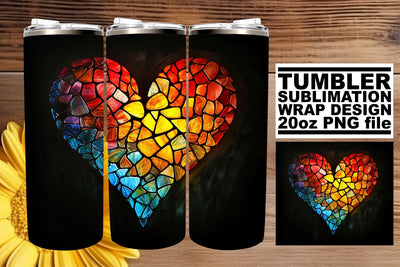 Sip with Love: 20oz Tumbler Serenade Sublimation afrosvg 