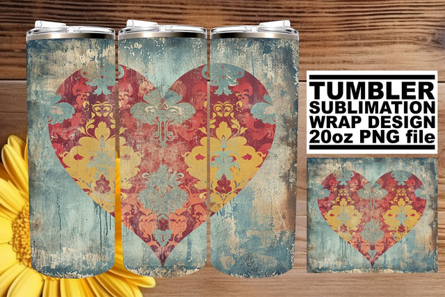 Sip with Love: 20oz Tumbler - Watercolor Magic Sublimation afrosvg 