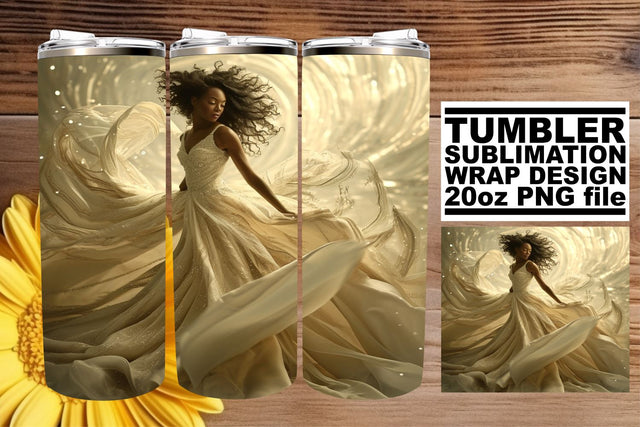 Sip with Pride - Afro American Beauty Sublimation afrosvg 