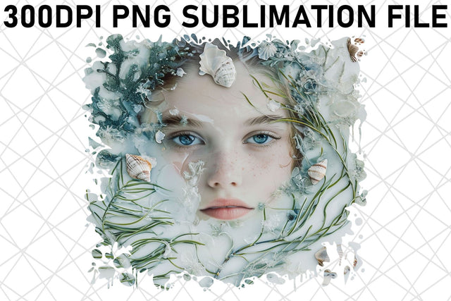 Siren of the Sea Sublimation Collection Package Sublimation afrosvg 