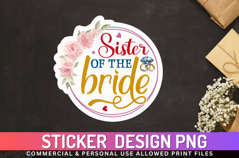 Sister of the Sticker Design Sublimation Regulrcrative 