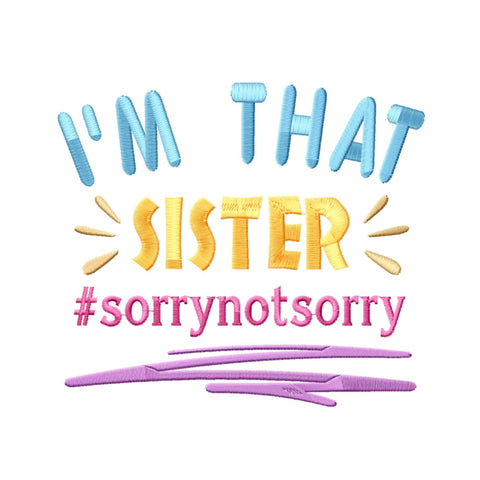 Sister Quotes Embroidery Designs Bundle - Machine Embroidery Digital Download, Sister Sayings Embroidery Files, Best Sister Ever PES Embroidery/Applique DESIGNS HappyDesignStudio 