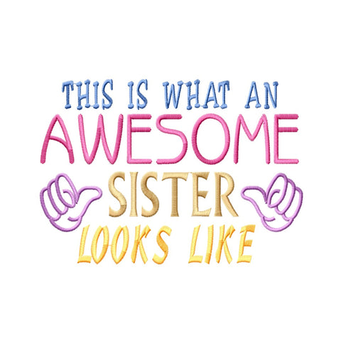 Sister Quotes Embroidery Designs Bundle - Machine Embroidery Digital Download, Sister Sayings Embroidery Files, Best Sister Ever PES Embroidery/Applique DESIGNS HappyDesignStudio 