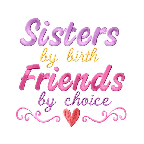 Sister Quotes Embroidery Designs Bundle - Machine Embroidery Digital Download, Sister Sayings Embroidery Files, Best Sister Ever PES Embroidery/Applique DESIGNS HappyDesignStudio 