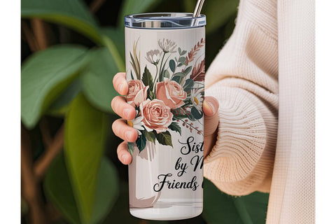 Sisters by Marriage Tumbler Wrap Sublimation DesignSVG 
