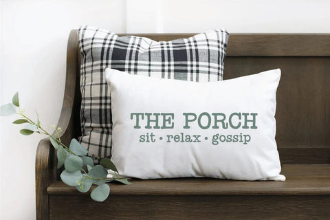 Sit Relax Gossip SVG - Funny Porch Sign Cut File SVG Silhouette School Blog Design Shop 