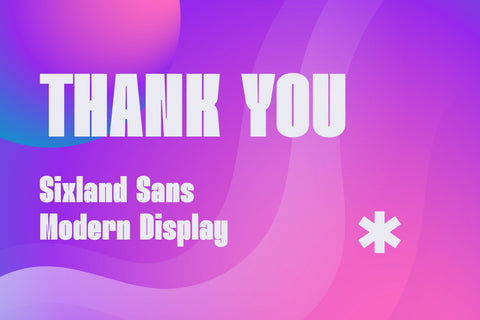 Sixland - Modern Display Sans Serif Font studioalmeera 