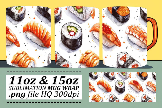 Sizzling Hot Watercolor Foodie Mug Sublimation Sublimation afrosvg 