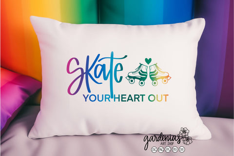 Skate Your Heart Out SVG Gardenias Art Shop 