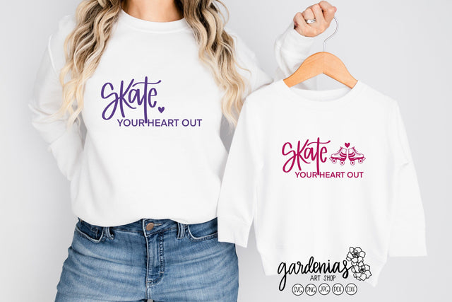 Skate Your Heart Out SVG Gardenias Art Shop 