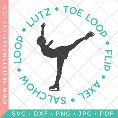 Skating Jumps SVG Hey Let's Make Stuff 