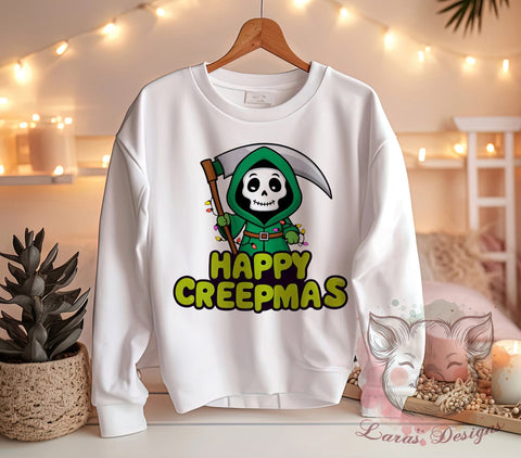 Skeleton Art, Creepmas Design, Sarcastic Holiday, Christmas PNG, Funny Skeleton, Holiday Sublimation, Dark Humor, Digital Download Sublimation Lara' s Designs 