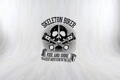 Skeleton Biker Ride And Shine Funny Motorbiker SVG PNG Craft Cut File SVG SVG Print File 