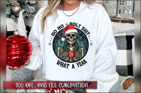 Skeleton Christmas Sublimation Bundle Sublimation Shetara Begum 