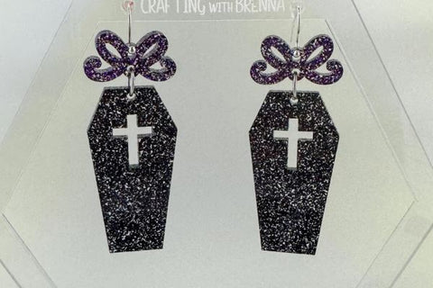 Skeleton Earrings Laser SVG Bundle SVG Crafting With Brenna 