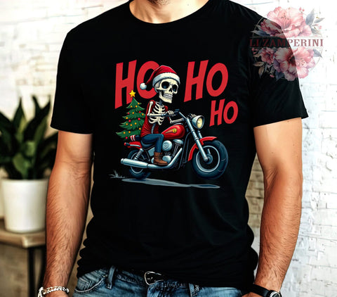 Skeleton Graphic, Sarcastic Christmas, Ho Ho Ho, PNG Download, Sublimation Design, Holiday Humor, Spooky Christmas, Funny Christmas Decor Sublimation Li Zamperini 