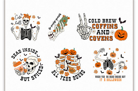 Skeleton Halloween Sublimation Bundle Sublimation Shetara Begum 