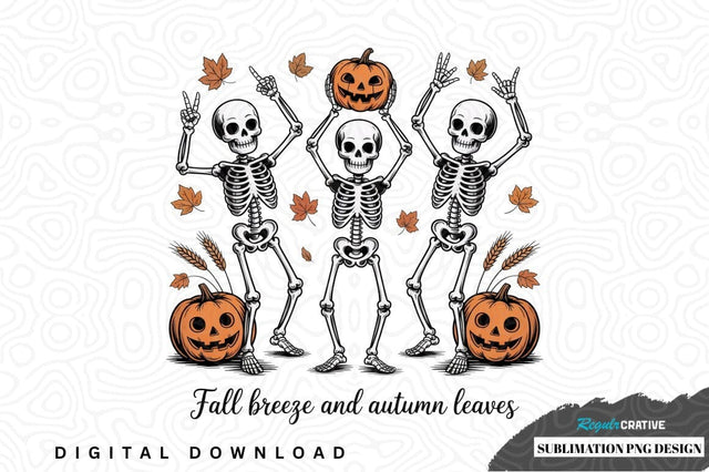 Skeleton halloween sublimation png design Sublimation Regulrcrative 