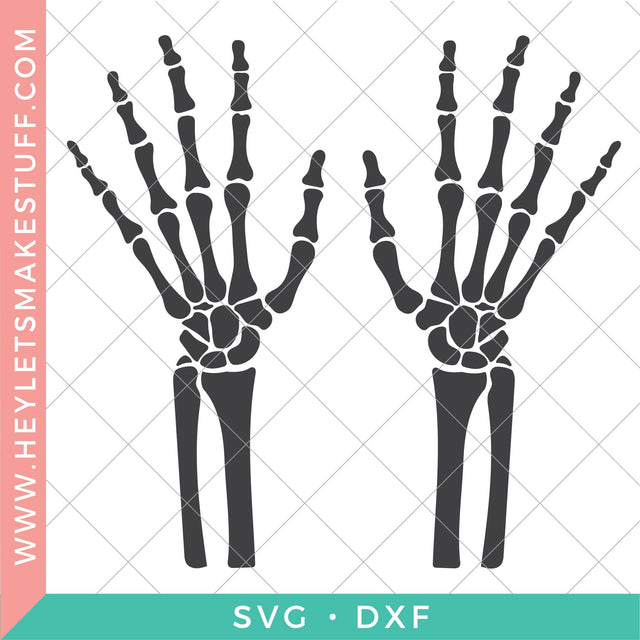 Skeleton Hands SVG Hey Let's Make Stuff 