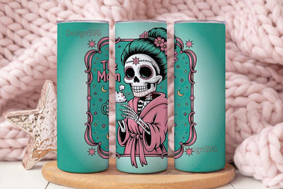 Skeleton Mom Tumbler Wrap PNG Sublimation DesignSVG 