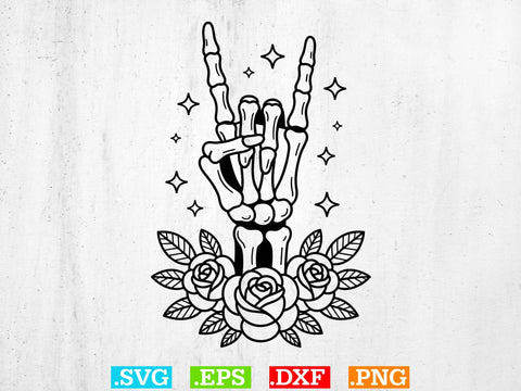 Skeleton Rock Svg Bundle, Skeleton Hands svg SVG Creativeart88 