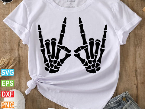 Skeleton Rock Svg, Skeleton Hands svg SVG Creativeart88 