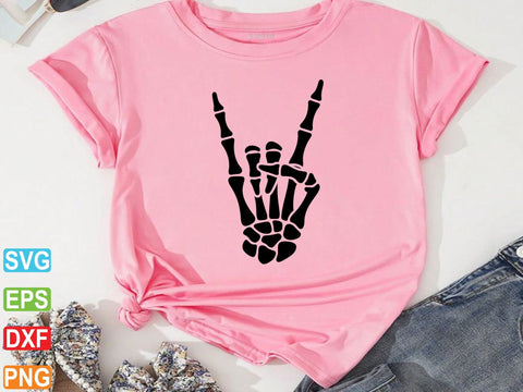 Skeleton Rock Svg, Skeleton Hands svg SVG Creativeart88 