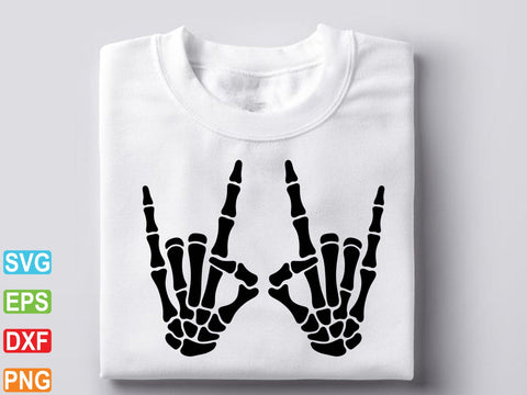 Skeleton Rock Svg, Skeleton Hands svg SVG Creativeart88 