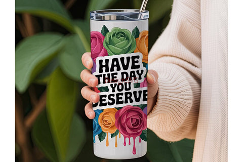 Skeleton & Roses Tumbler Wrap Sublimation DesignSVG 