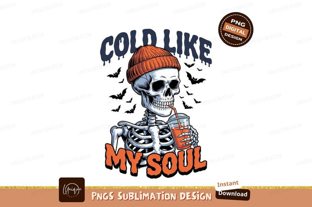 Skeleton With Juice Halloween Cool Design Sublimation Designangry 