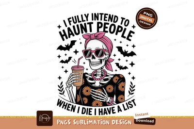 Skeleton woman drinking coffee with sunglasses image Sublimation Designangry 