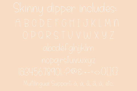 Skinny Dipper, cute handwritten font Font Designing Digitals 