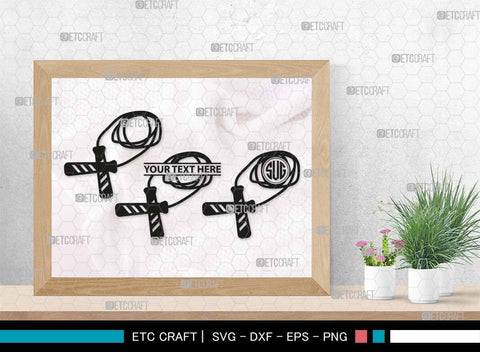 Skipping Rope Monogram, Skipping Rope Silhouette, Rope SVG, Skipping Svg, Jump Rope Svg, Rope Svg, Jumping Rope Svg, Girl skipping Svg, Rope Bundle, SB00576 SVG ETC Craft 