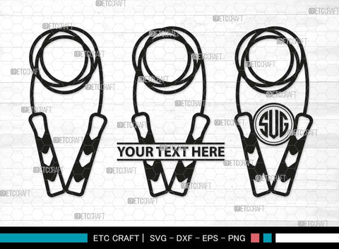 Skipping Rope Monogram, Skipping Rope Silhouette, Rope SVG, Skipping Svg, Jump Rope Svg, Rope Svg, Jumping Rope Svg, Girl skipping Svg, Rope Bundle, SB00576 SVG ETC Craft 