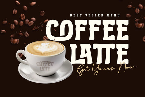 Skopera - Coffee Display Font Font twinletter 