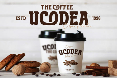 Skopera - Coffee Display Font Font twinletter 