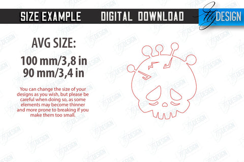 Skull Coasters Laser Cut Bundle | Drinks Coasters | Halloween Design | Seasonal Coasters | CNC Files SVG Fly Design 