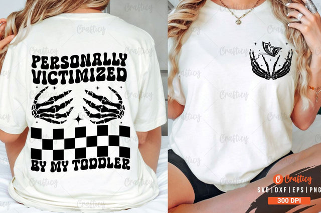 Skull hand Front and Back SVG T shirt Design SVG Designangry 