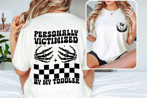 Skull hand Front and Back SVG T shirt Design SVG Designangry 