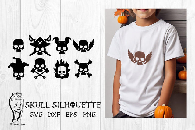 skull silhouette svg SVG dadan_pm 