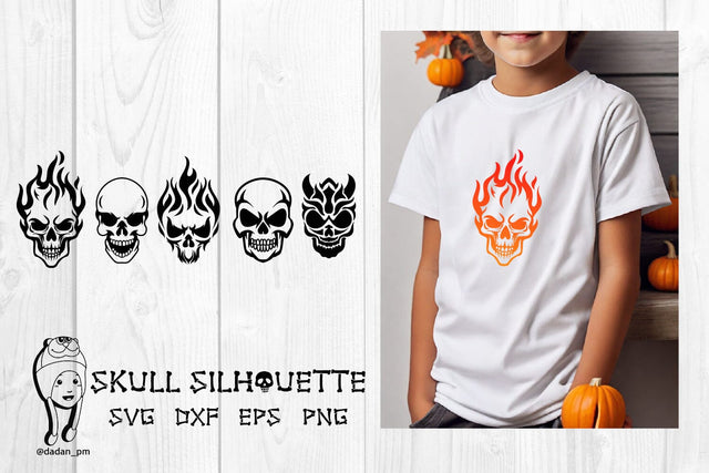 skull silhouette svg SVG dadan_pm 