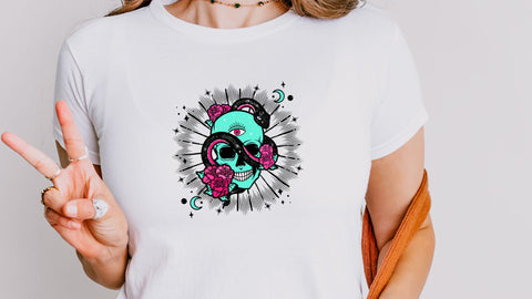 Skull Snake and Roses PNG, Halloween Sublimation, Gothic Floral Skull PNG Sublimation So Fontsy VIP Design Shop 