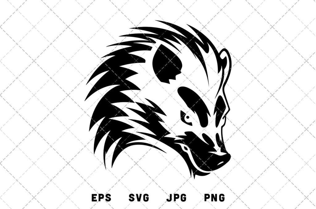 Skunk Mascot Graphics - JPG, SVG, PNG, EPS - Digital Download with ...