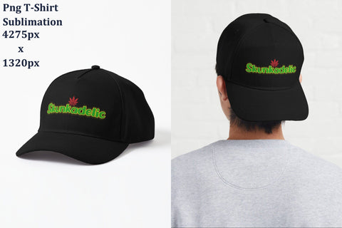 Skunkadelic - Cannabis Leaf Red Gold Green Sublimation Karma Genie Graphics 